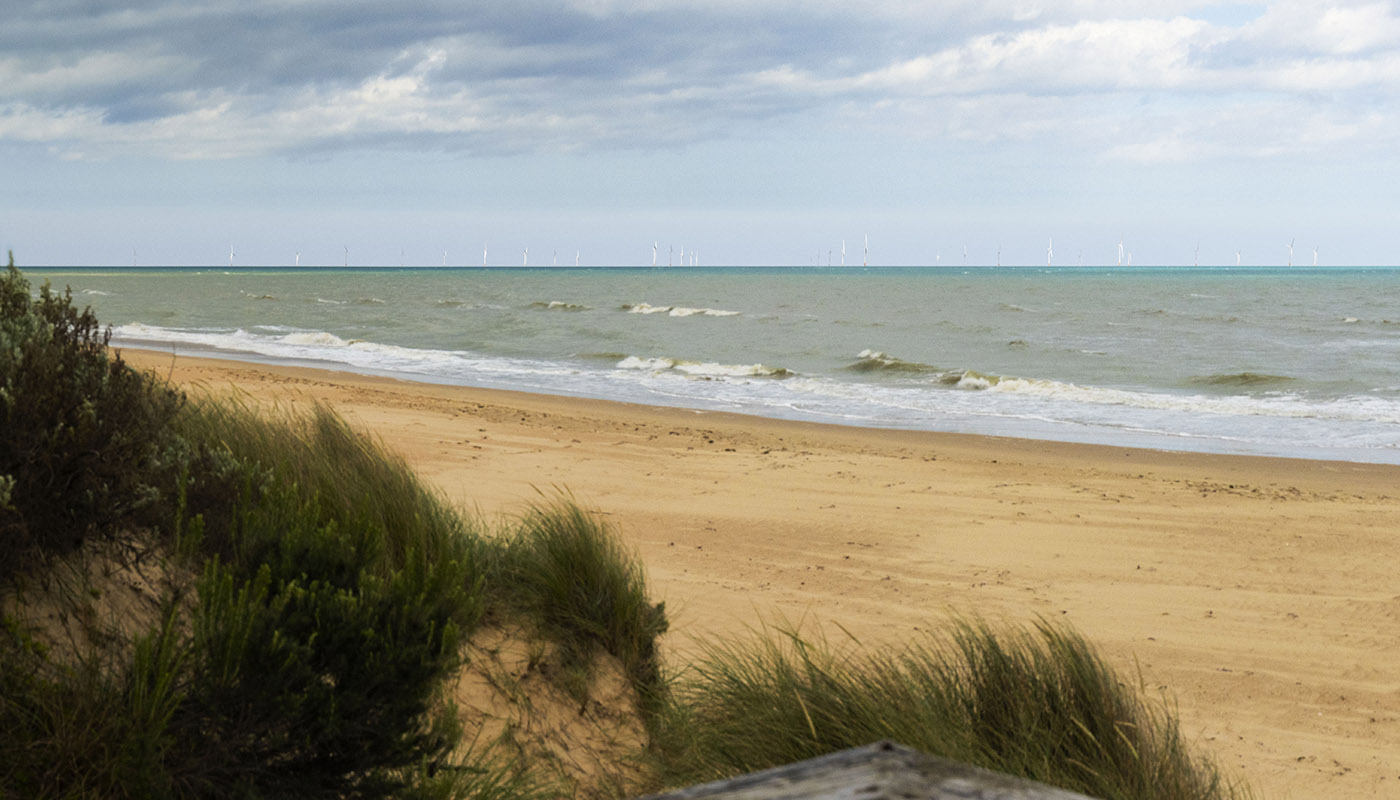 Illustrative view of turbines 10km from Woodside Beach