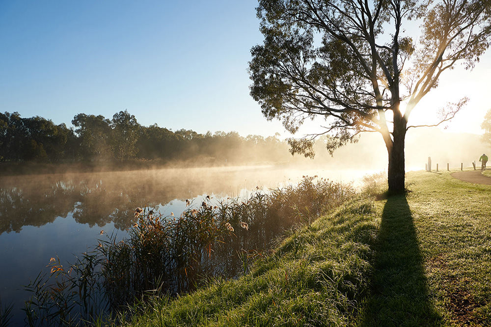 A river at Barwon Geelong Baylang Sanctuary